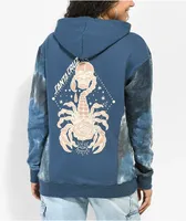 Santa Cruz Scorpio BF Teal Tie Dye Hoodie