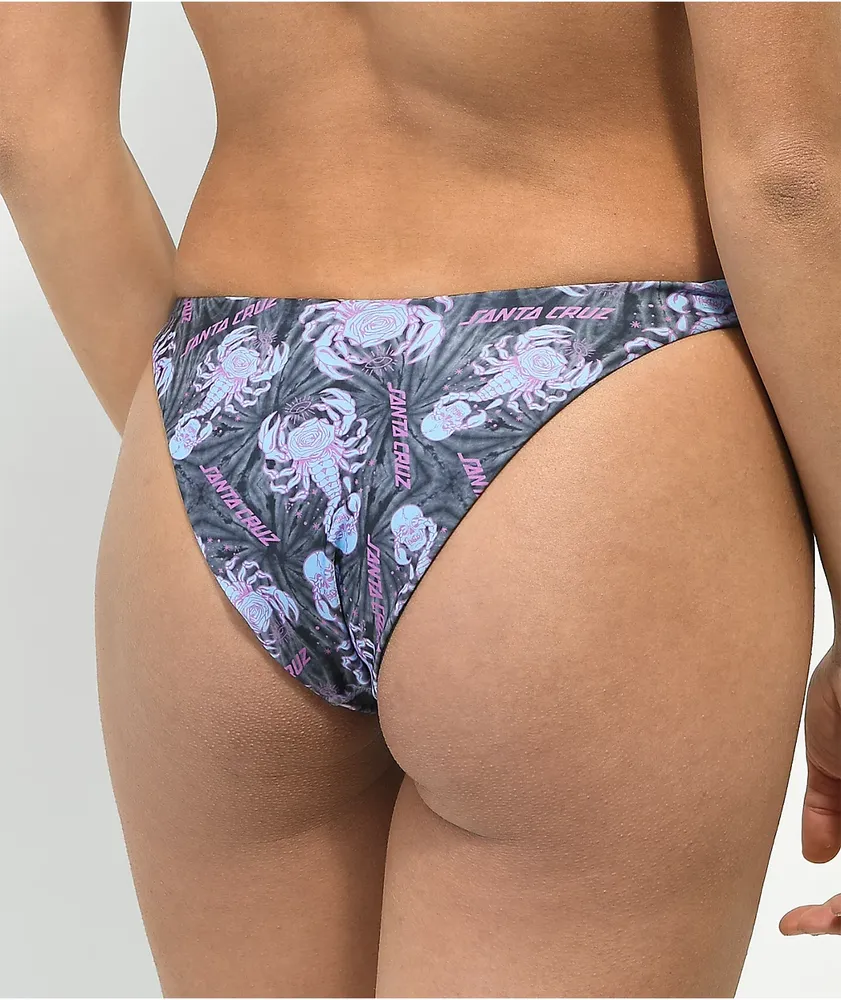 Santa Cruz Scorpio Black High Leg Bikini Bottom