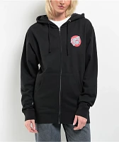 Santa Cruz Scrawl Dot Black Zip Hoodie