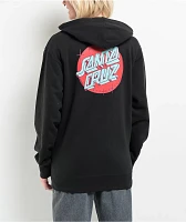 Santa Cruz Scrawl Dot Black Zip Hoodie