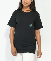 Santa Cruz Screaming Delta Moon Black Pocket T-Shirt