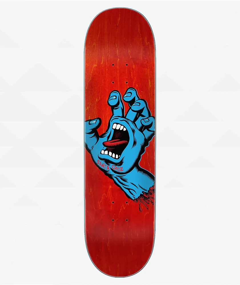 Santa Cruz Screaming Hand 8.0" Skateboard Deck