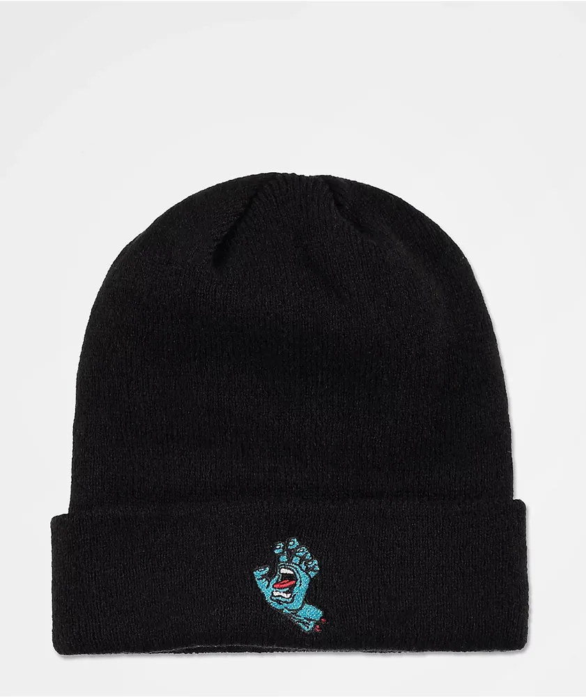 Santa Cruz Screaming Hand Black Beanie