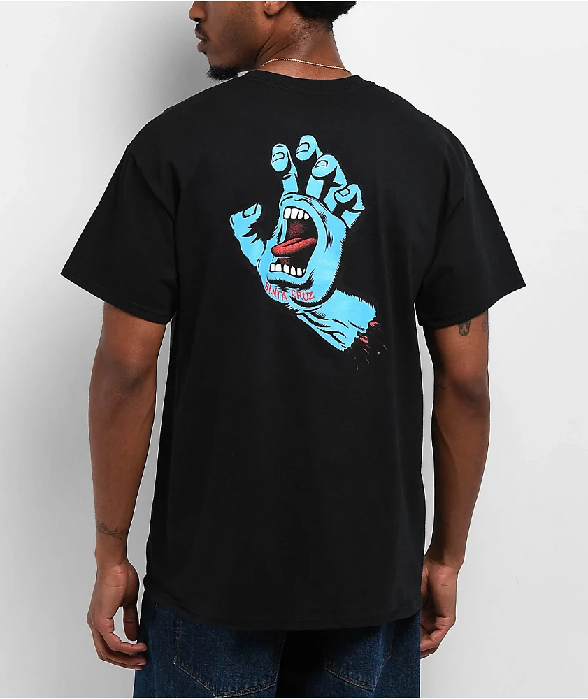 Santa Cruz Screaming Hand Black T-Shirt