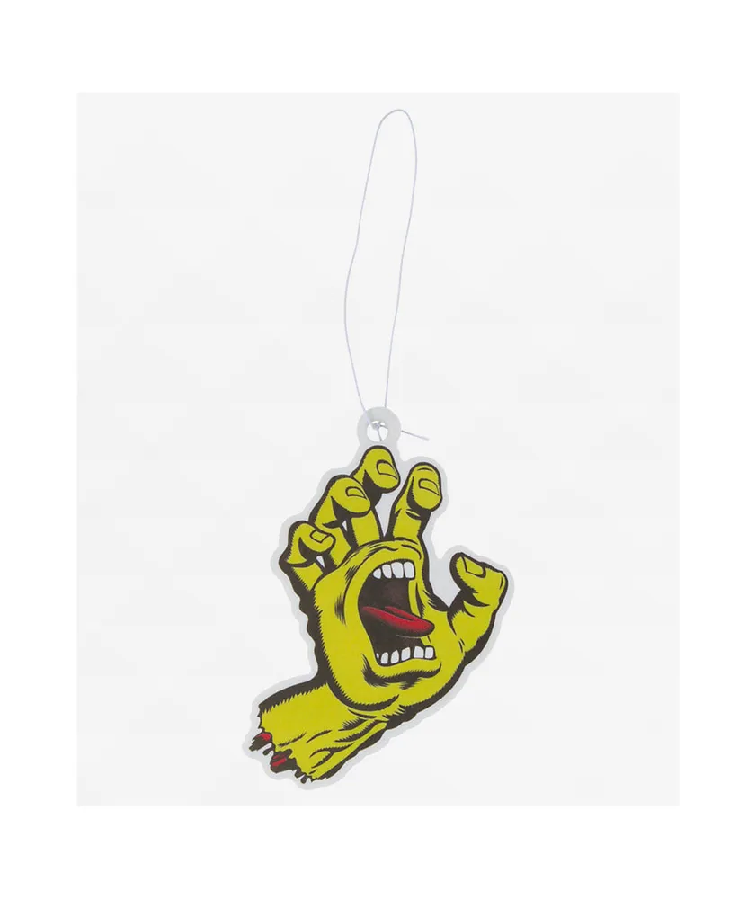 Santa Cruz Screaming Hand Yellow Air Freshener