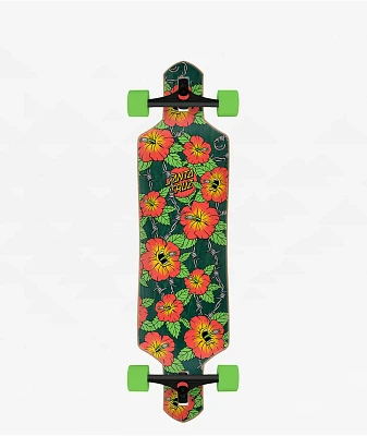 Santa Cruz Screaming Hibiscus 36" Drop Through Longboard Complete