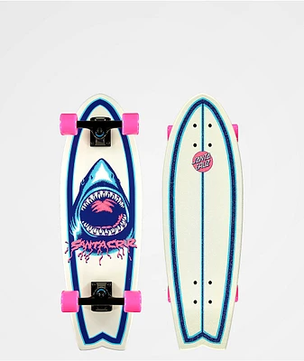 Santa Cruz Speed Wheels Shark Cruzer 27.7" Cruiser Skateboard Complete