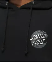 Santa Cruz Stipple Wave Dot Black Hoodie