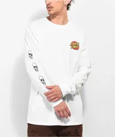 Santa Cruz Street Creep Hand White Long Sleeve T-shirt