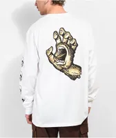 Santa Cruz Street Creep Hand White Long Sleeve T-shirt