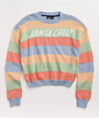 Santa Cruz Stripe Crewneck Sweatshirt