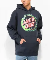 Santa Cruz Tidal Dot Blue Hoodie