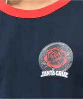 Santa Cruz Til The End Ringer Navy T-Shirt