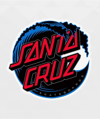 Santa Cruz Vacant Wave Dot Sticker