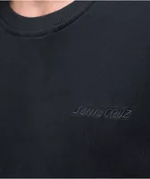 Santa Cruz Vertical Dot Black Crewneck Sweatshirt