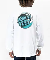 Santa Cruz Wave Dot Black Long Sleeve T-Shirt