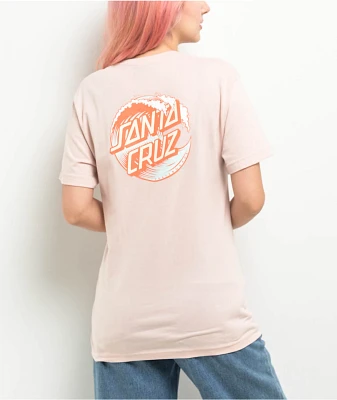 Santa Cruz Wave Dot Blush T-Shirt