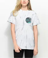 Santa Cruz Wave Dot Spider Silver Tie Dye T-Shirt