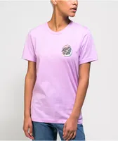 Santa Cruz Wave Dot Splice Lilac T-Shirt 