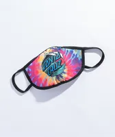 Santa Cruz Wave Dot Tie Dye Face Mask