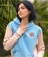 Santa Cruz Wave Poppy Splice Light Blue & Blush Hoodie