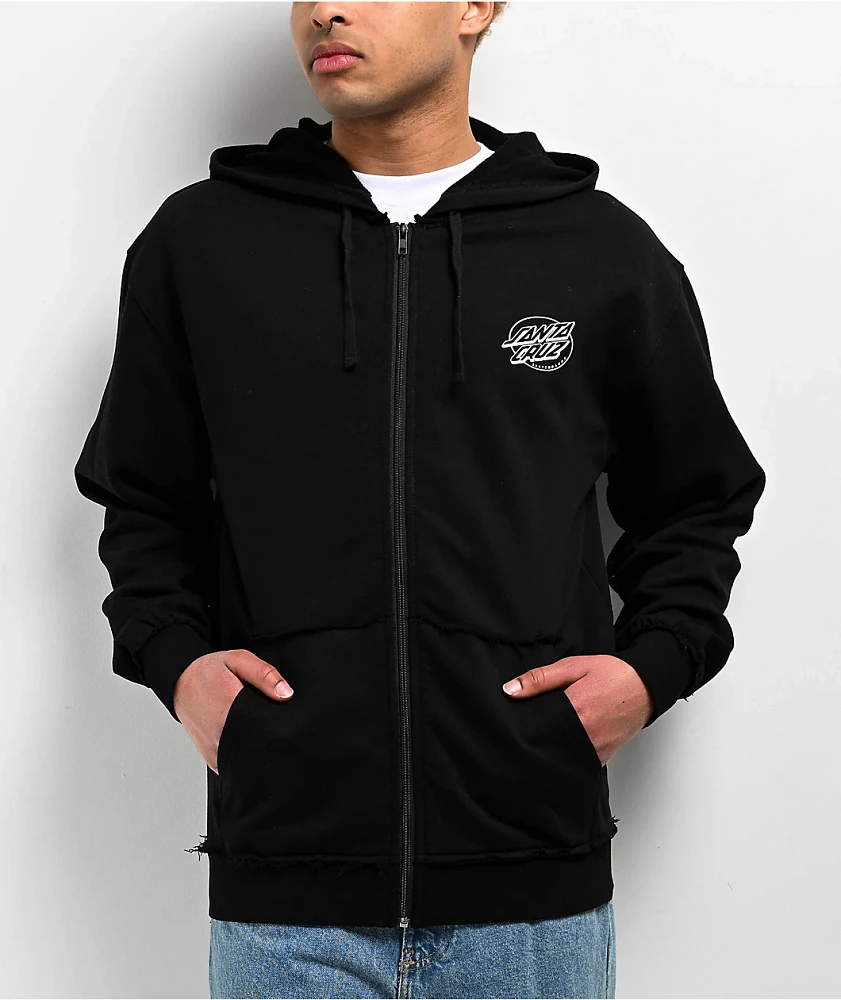 Santa Cruz Winkowski Primeval Black Zip Hoodie