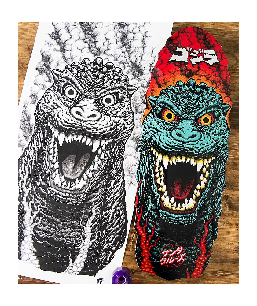 Santa Cruz x Godzilla Destroyer 11.0" Skateboard Deck