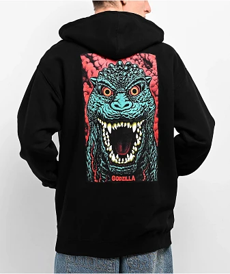 Santa Cruz x Godzilla Destroyer Black Hoodie