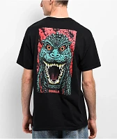 Santa Cruz x Godzilla Destroyer Black T-Shirt