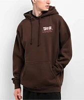 Santa Cruz x Godzilla Hand Brown Hoodie