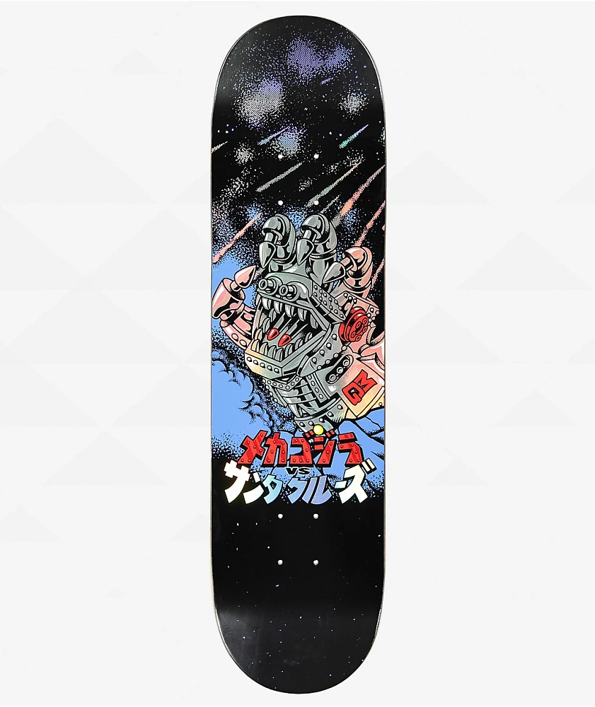 Santa Cruz x Godzilla Mecha Hand 8.0" Skateboard Deck