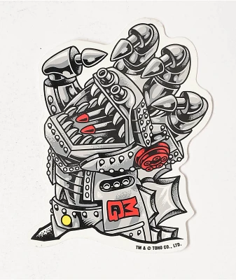 Santa Cruz x Godzilla Mechagodzilla Hand Sticker