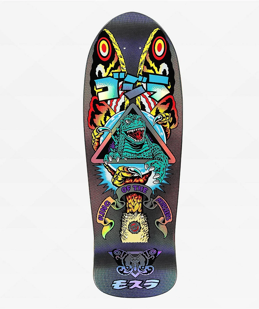 Santa Cruz x Godzilla Mothra Natas 10.53" Skateboard Deck