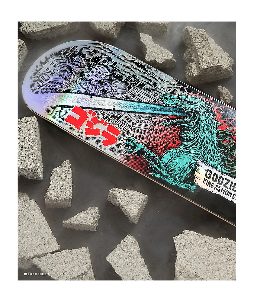 Santa Cruz x Godzilla O'Brien Reaper 8.25" Skateboard Deck