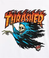 Santa Cruz x Thrasher Kids O'Brien White T-Shirt