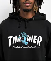 Santa Cruz x Thrasher Screaming Hand Black Hoodie