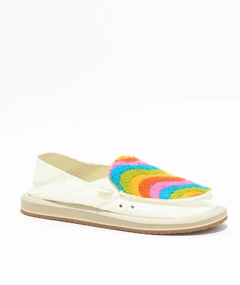 Sanuk Donna Rainbow Sidewalk Surfer Shoes