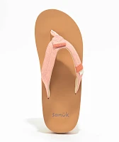 Sanuk Ziggy Switchfit Peachy Keen Sandals