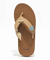 Sanuk Ziggy Switchfit Tan Sandals