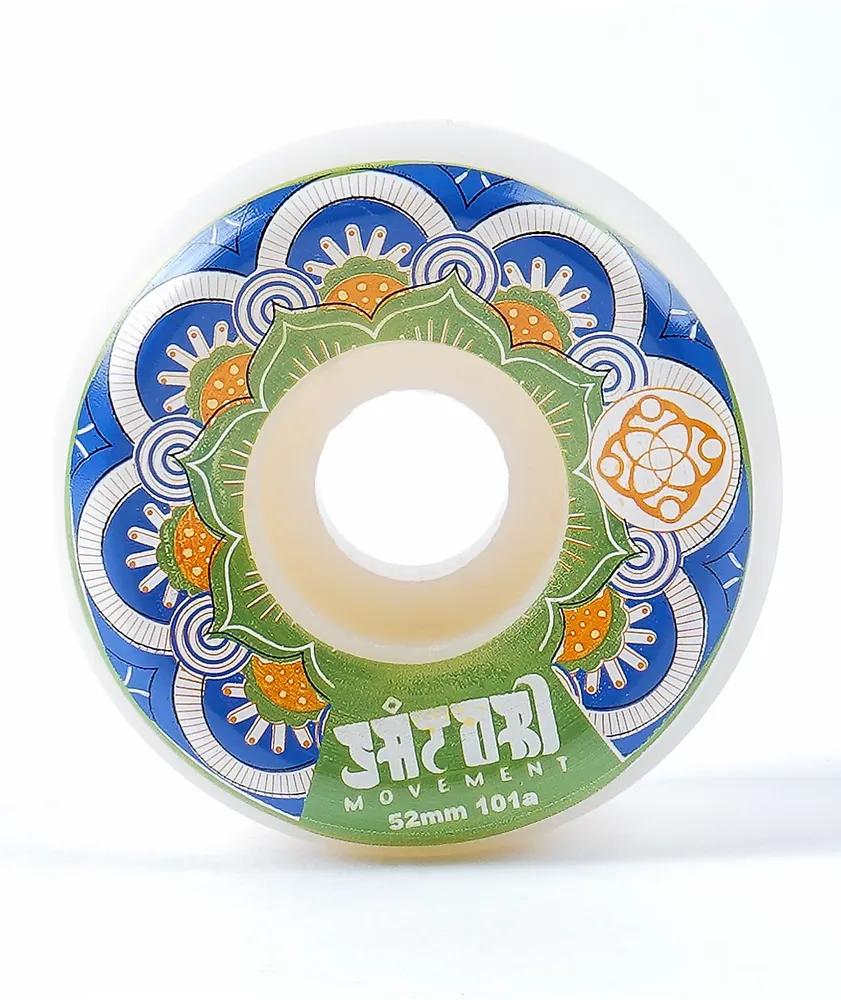 Satori Mandalic 52mm 101a Blue Skateboard Wheels