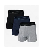 Saxx Daytripper Black 3 Pack Boxer Briefs