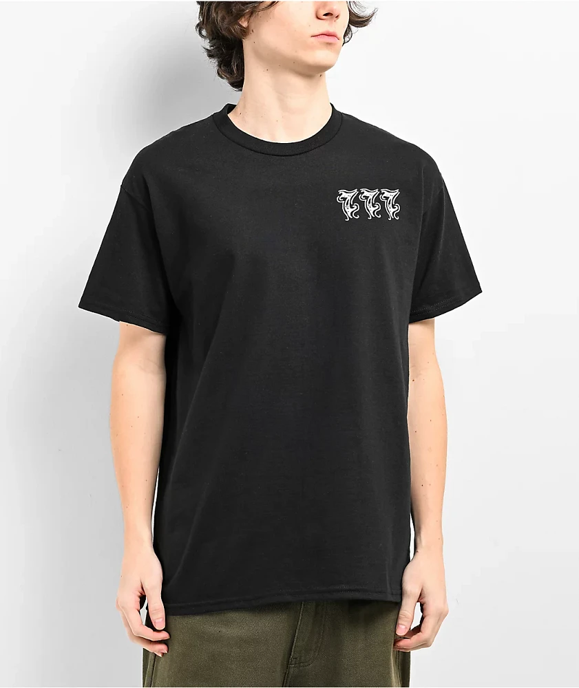 Schaf 777 Cherub Black T-Shirt