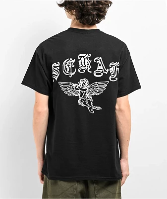 Schaf 777 Cherub Black T-Shirt
