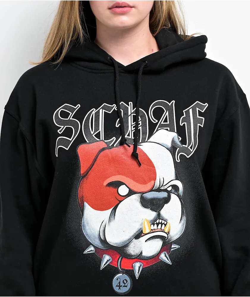 Schaf Bulldog Black Hoodie