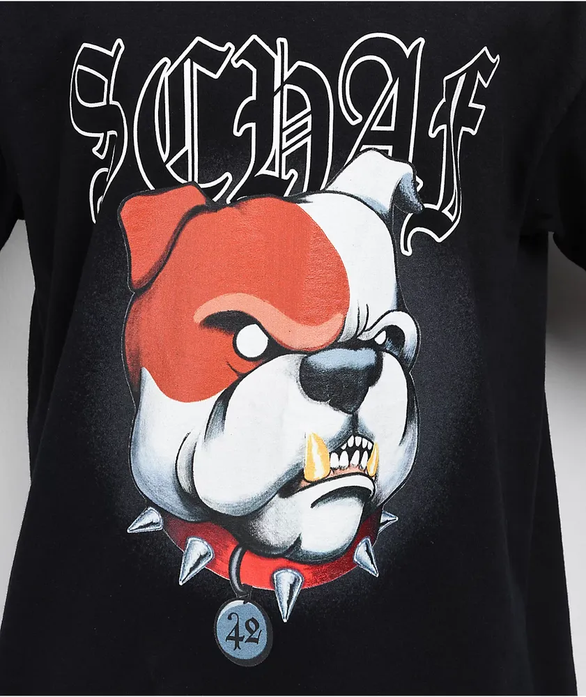 Schaf Bulldog Black T-Shirt