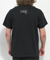Schaf Keep Fighting Black T-Shirt