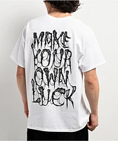 Schaf Make Your Own Luck White T-Shirt