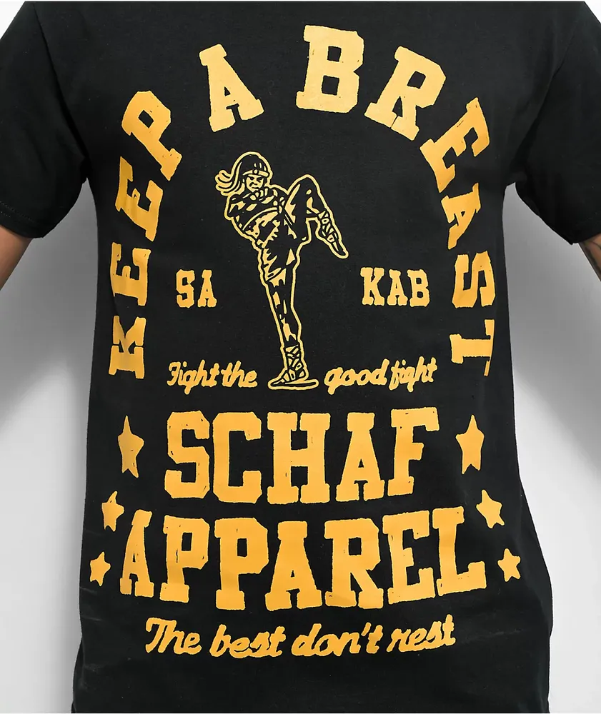 Schaf x Keep A Breast Foundation Don't Rest Black T-Shirt