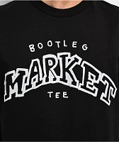 Secret Club Bootleg Market Black T-Shirt