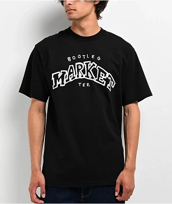 Secret Club Bootleg Market Black T-Shirt